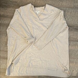 Style & Co. Beige V-Neck Sweater